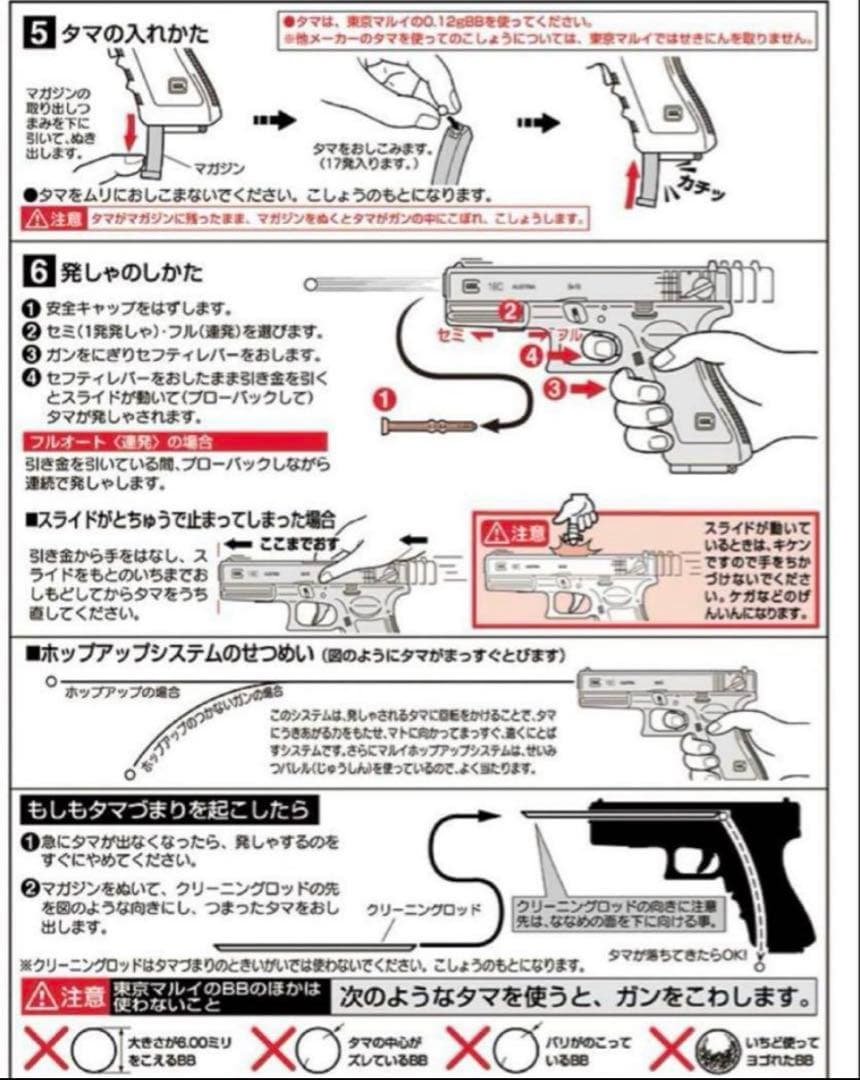 未使用　東京マルイ　カスタム品　グロックG18C Glock 強化カーボンギア