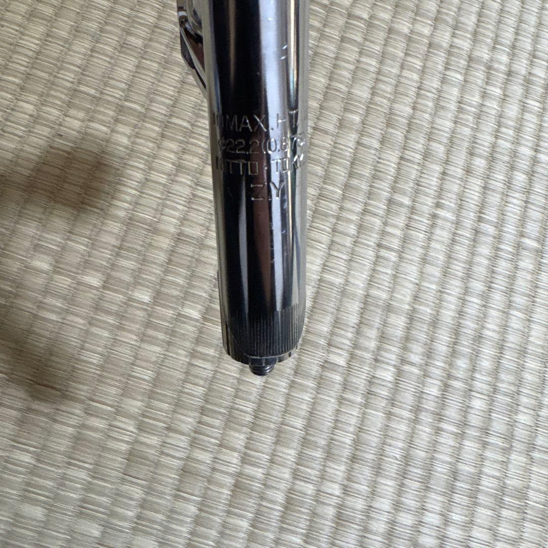 110m 65度　NJS 日東 NITTO ピスト 競輪 競輪ステム 鉄