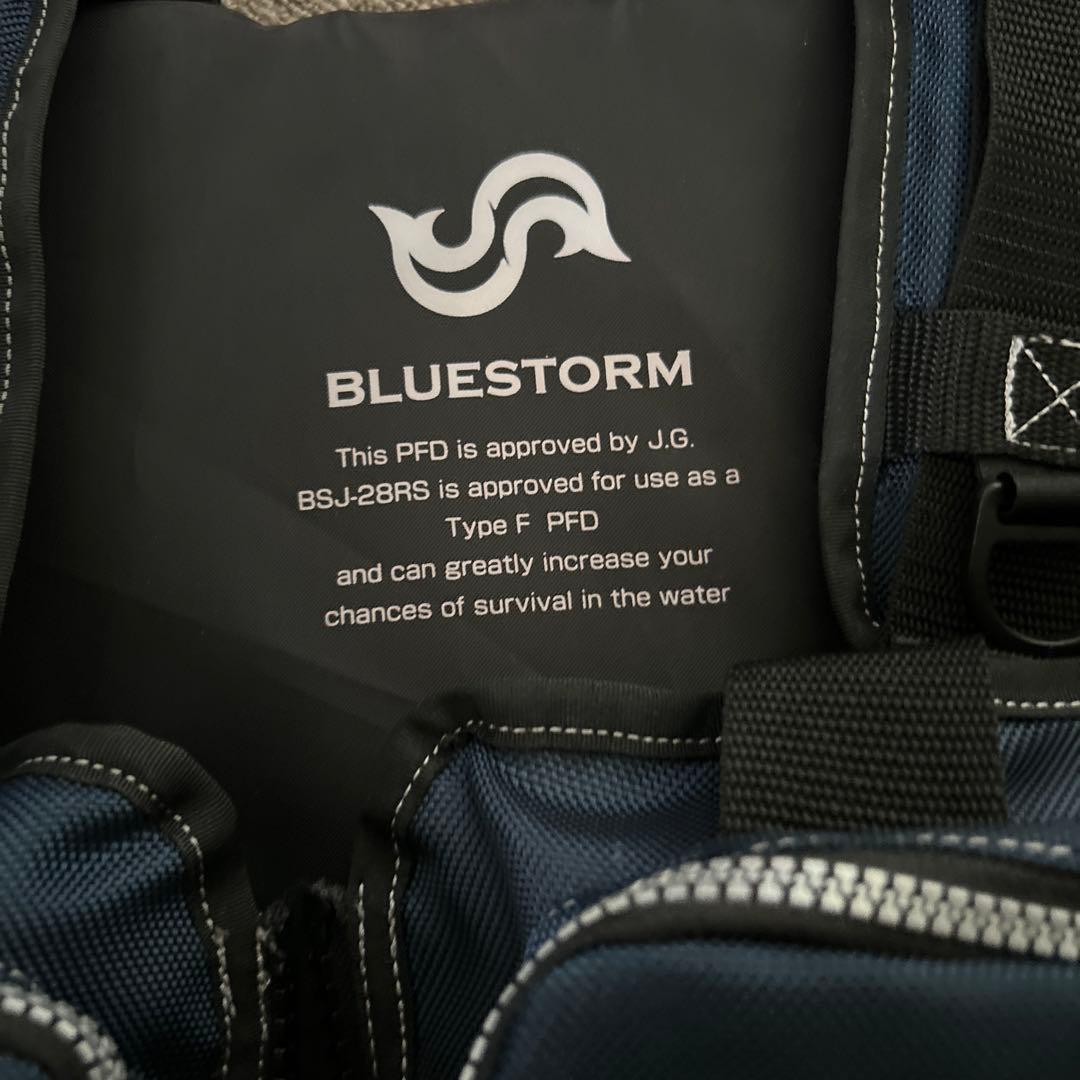 BLUESTORM BSJ-28RSライフジャケット FREE ネイビー/ライム