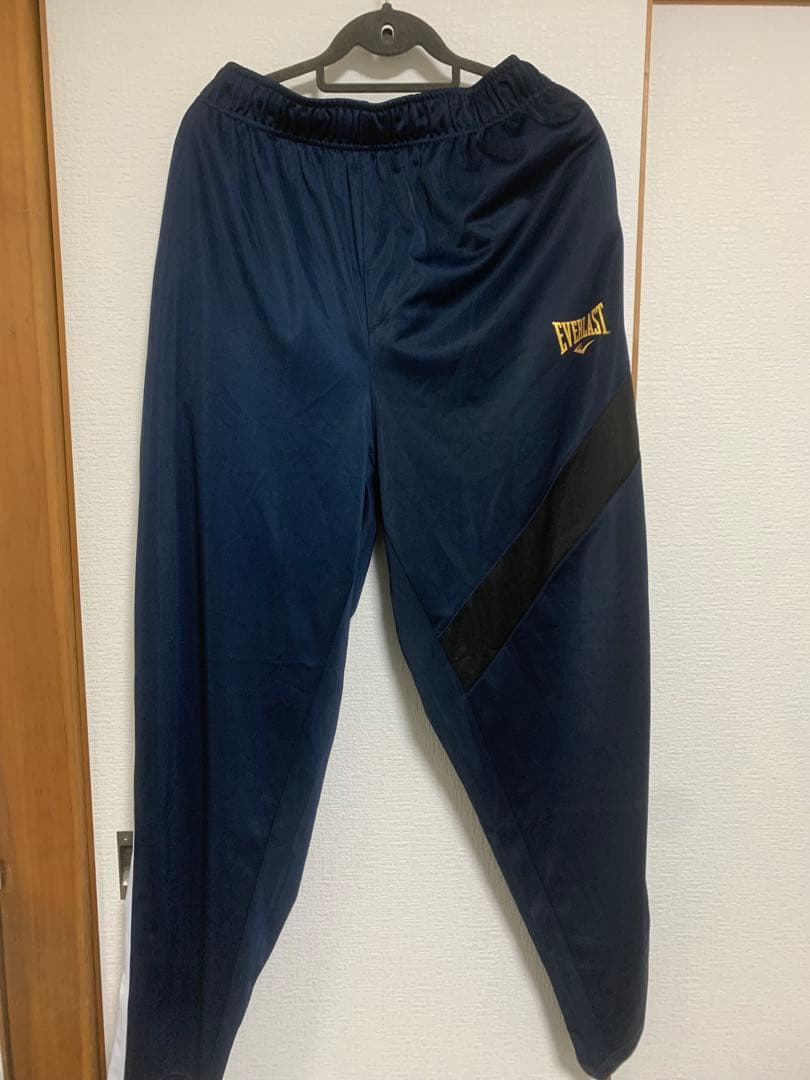 EVERLAST×新日本プロレス ジャージ上下 ネイビー4L