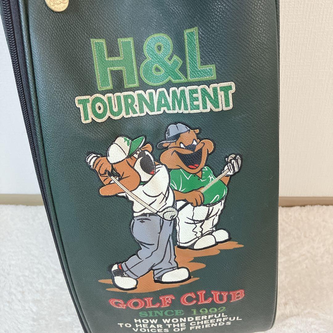 HAPPY&LILY GOLFCLUB 本革 キャディバッグ カート型 レトロ