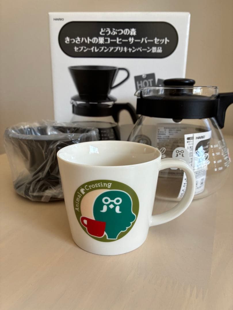 【ぽんちゃん】 どうぶつの森　きっさハトの巣コーヒーサーバーセット