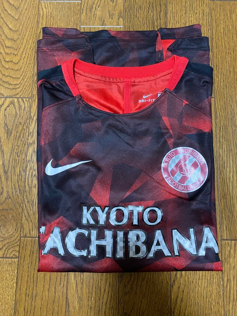 京都橘高校サッカー部　全国高校サッカー選手権出場記念ユニフォーム　選手支給 M