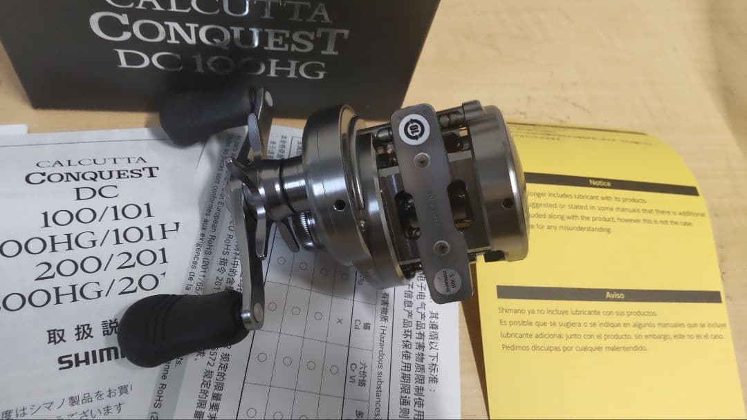 リール SHIMANO CALCUTTA CONQUEST DC 100HG
