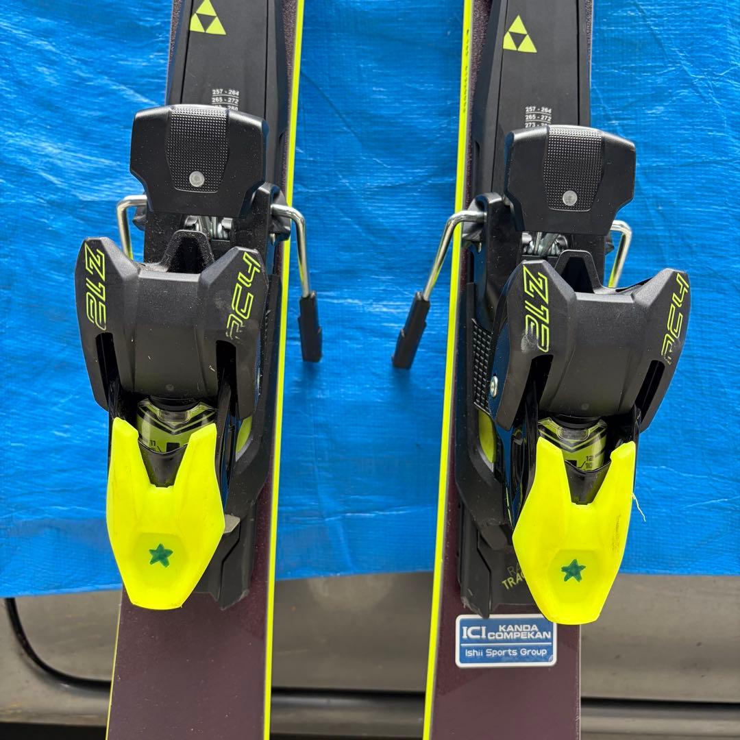 FISCHER フィッシャー スキー板 165cm RC4 SC ストック付