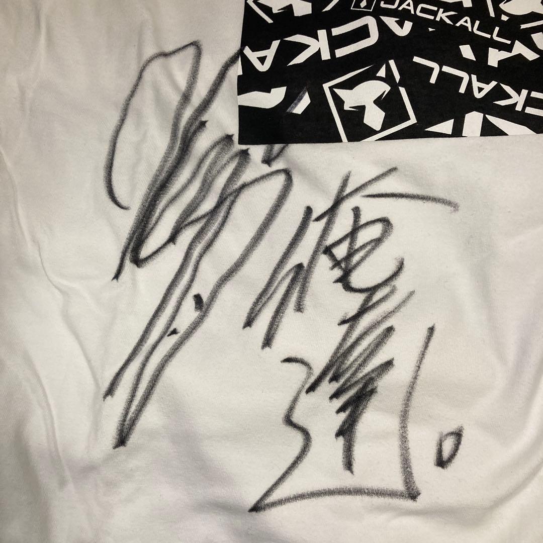 JACKALLジャッカル　ロンT 新品タグ付未使用　秦拓馬さん直筆サイン入 XL
