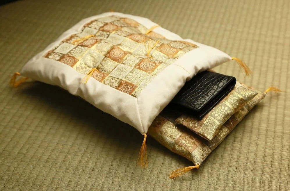 仲手川布団　財布布団一式　桐箱付き　金運