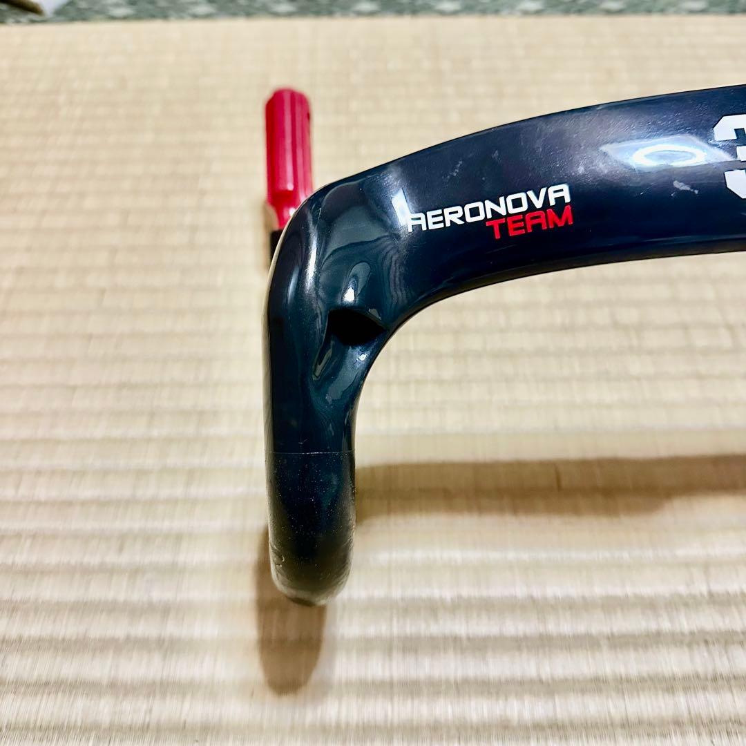 3T AERONOVA TEAM ハンドル 420mmカーボン エアロハンドル