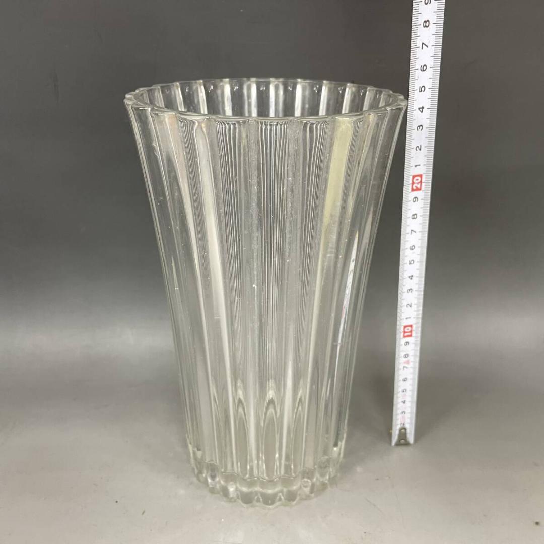 ガラス 花瓶 まとめて 8点 フラワーベース 硝子 クリスタル カット