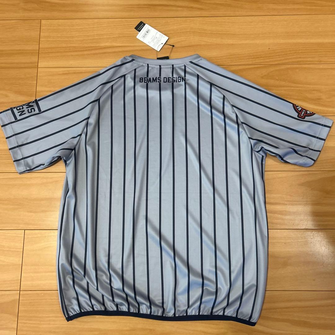 新品ZETT BEAMSコラボ　ストライプ 半袖 ユニフォーム M