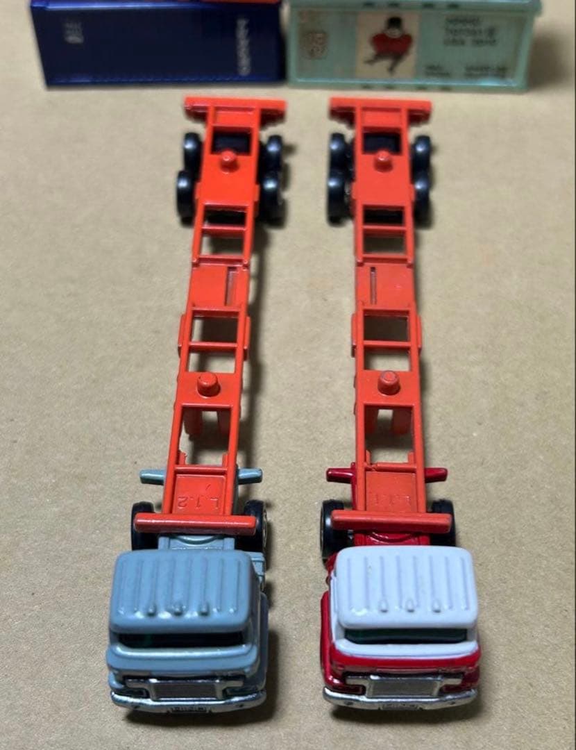 ロングトミカ 日野 海上コンテナ運搬車 2台セット