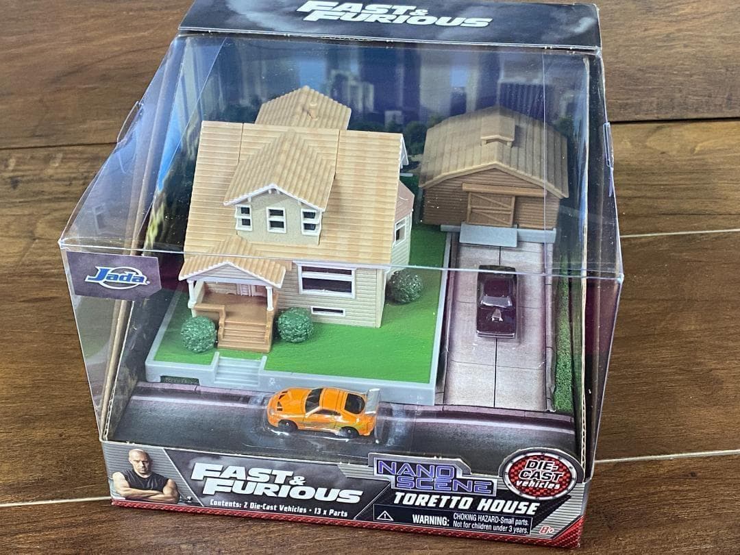 【新品・未使用】ワイルドスピード ドムの家 ジオラマ フィギュア ダイキャスト