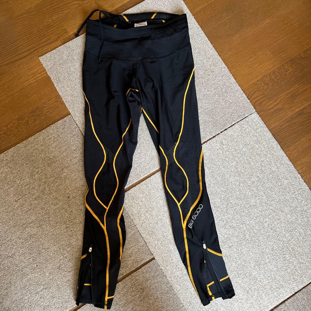 Mizuno BG8000 タイツ ブラック/オレンジ