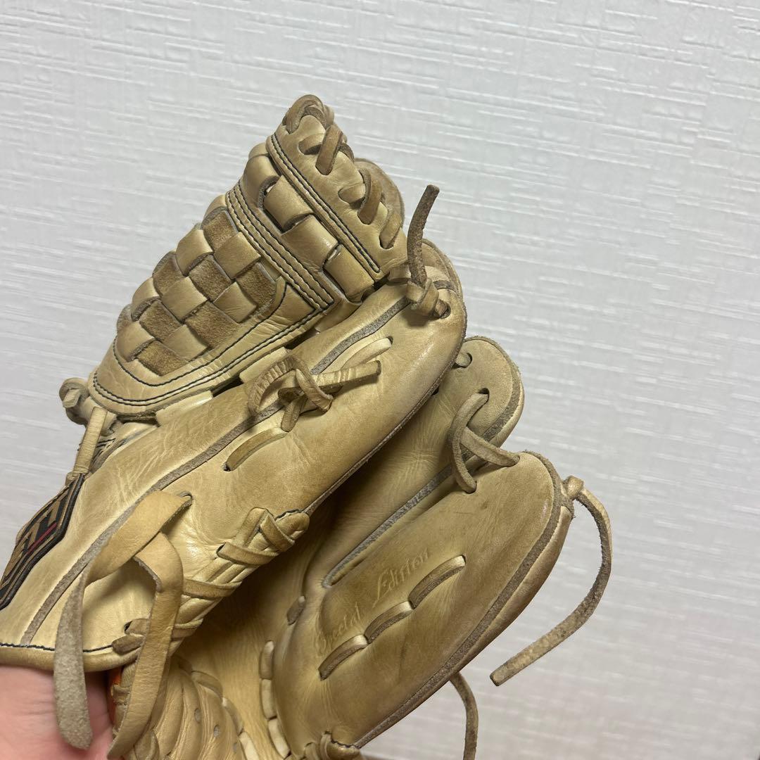 ZETT プロステイタス　硬式グローブ キャメル　源田モデル