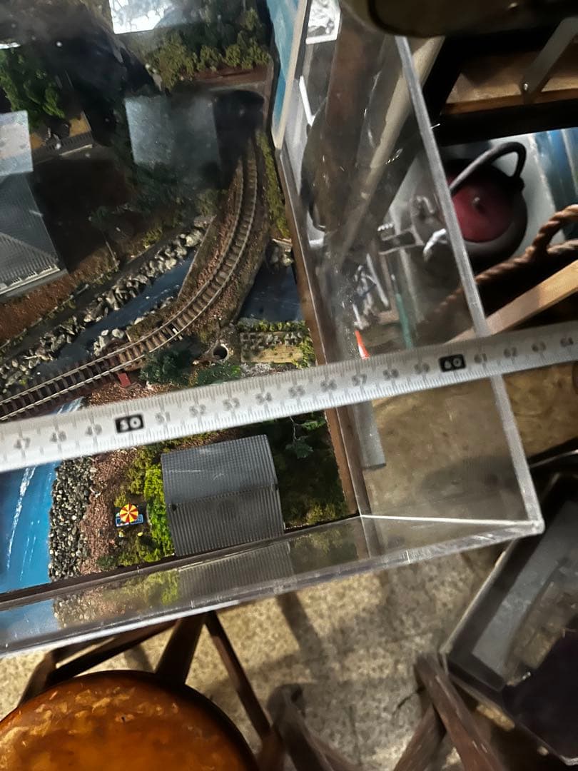 Nゲージ 鉄道模型 鉄道模型 Nゲージジオラマ アクリルケース付き