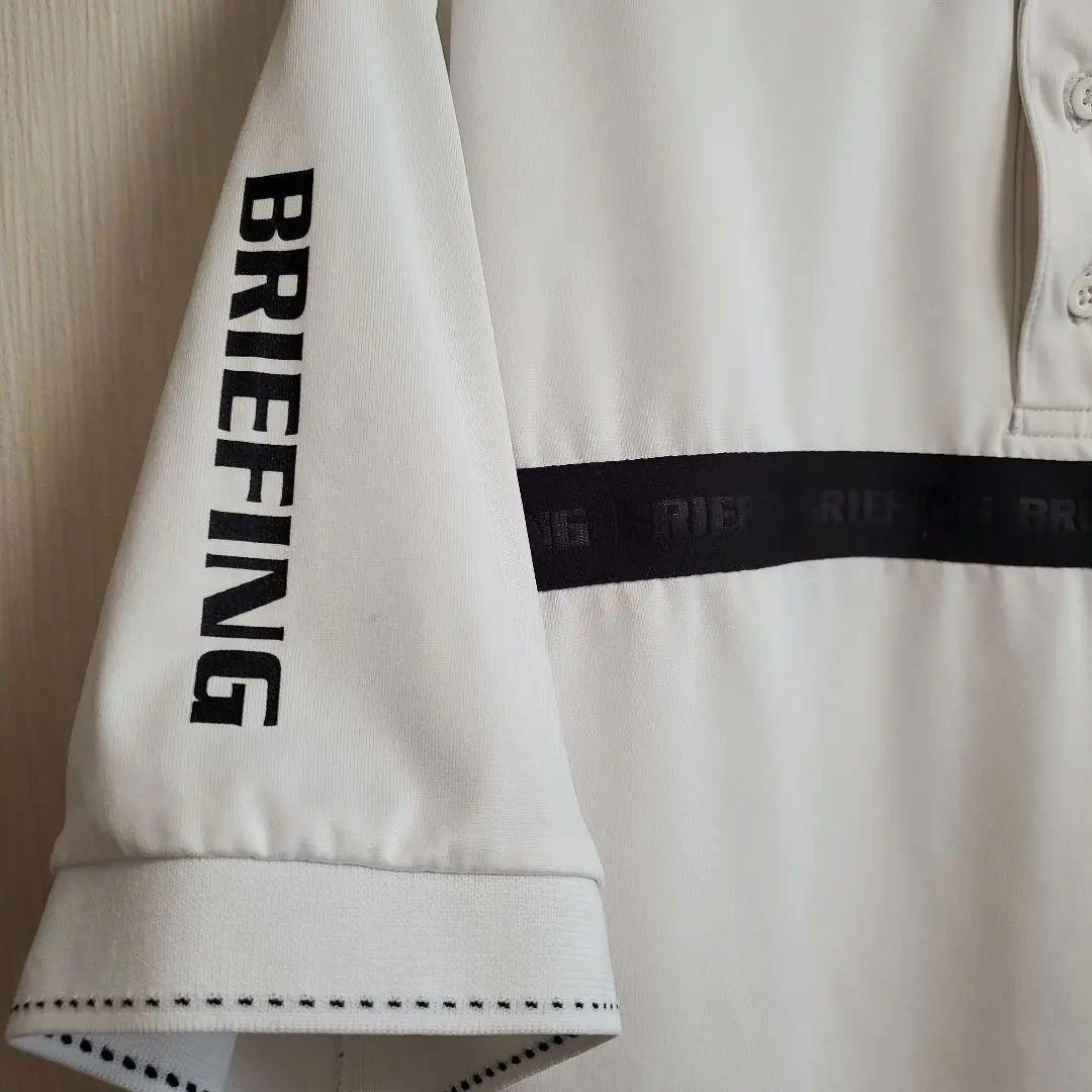 BRIEFING XL ホワイトポロシャツ