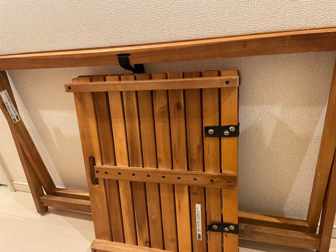 木製折りたたみアウトドアテーブル