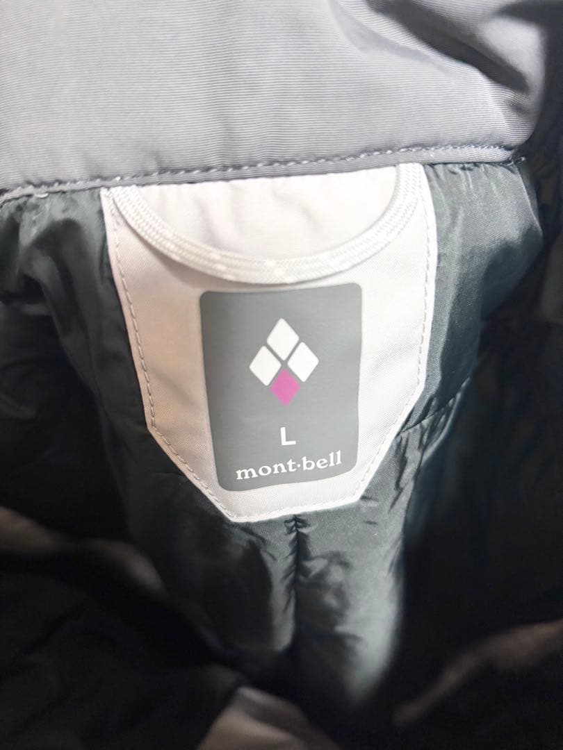 モンベル montbell ゴアテックス Lサイズ ライト グレー