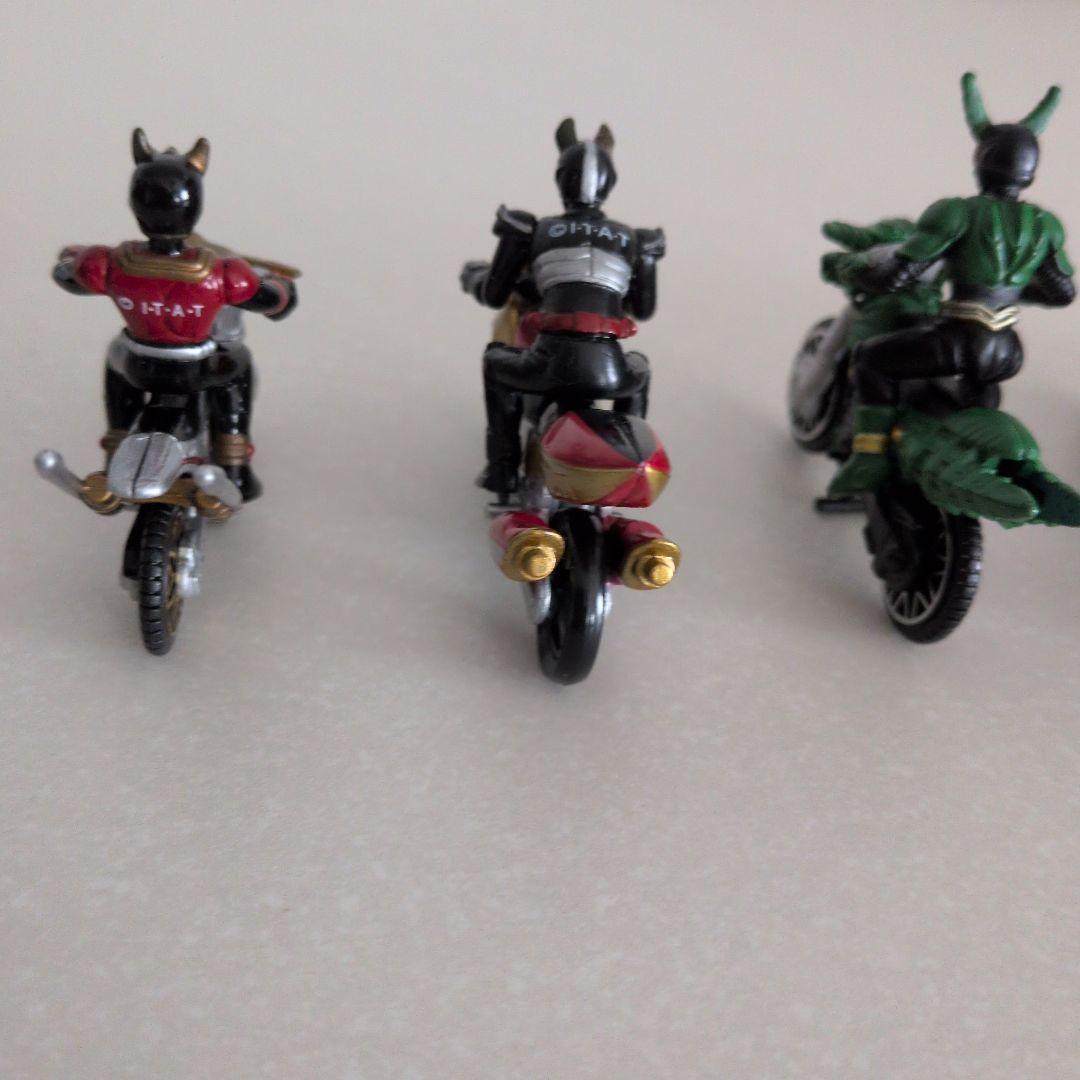 仮面ライダーキャラウィール バイク5体セット