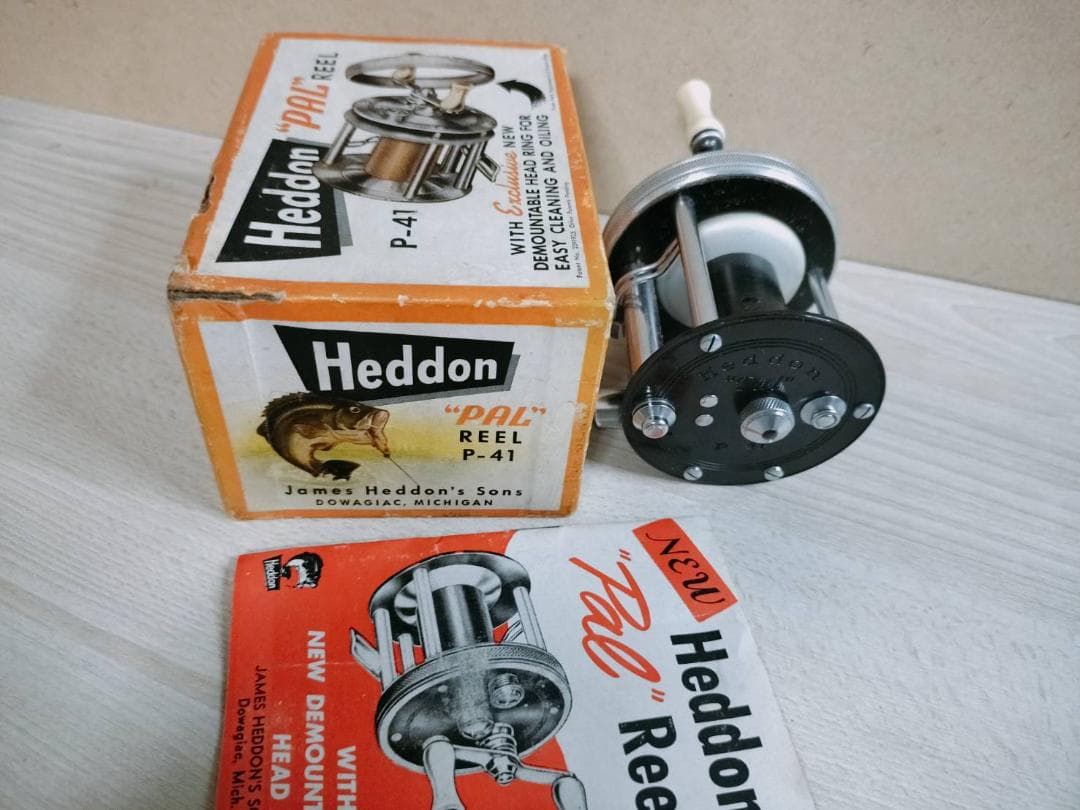 HEDDON PAL P-41 ダイレクトリール　美品　箱付　 当時物