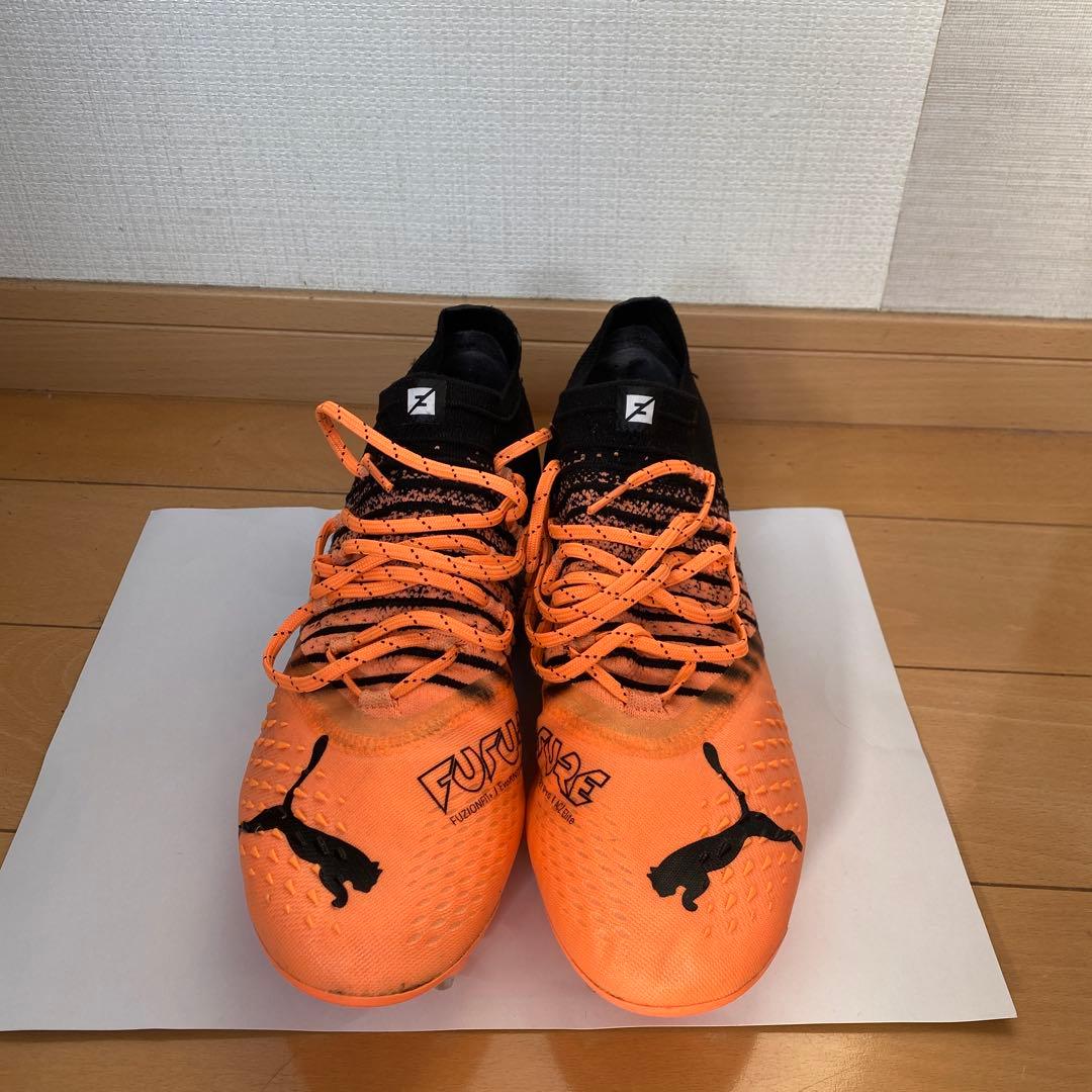PUMA FUTURE サッカーシューズ オレンジ/ブラック27.5cm