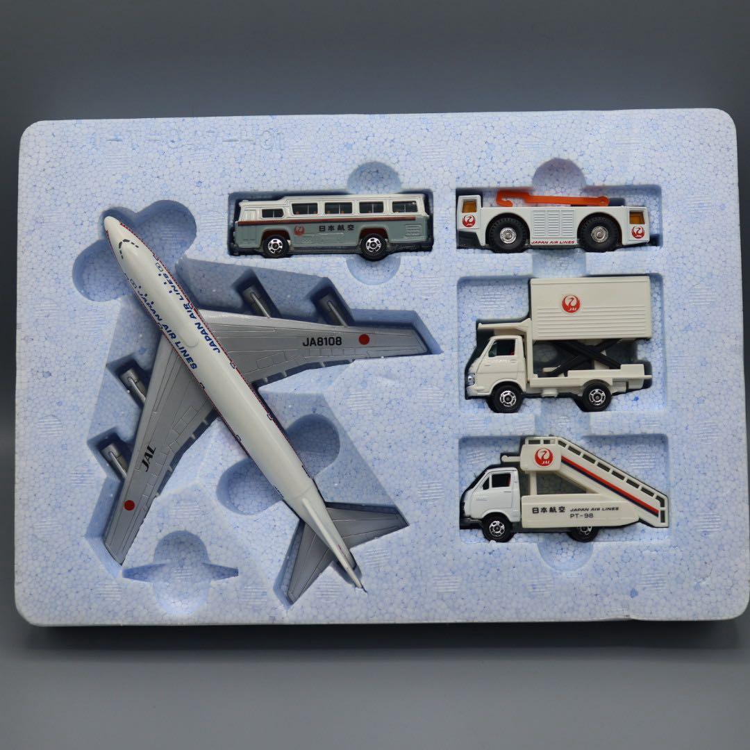 JAL 新空港セット ミニカー 5点　中古品