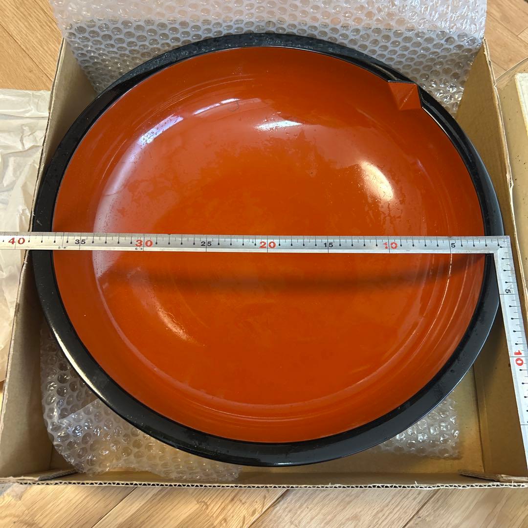 そばこね鉢　漆工芸品