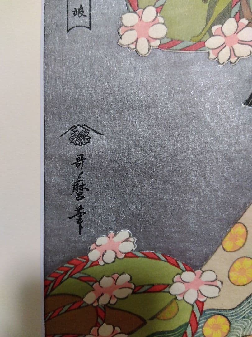 浮世絵 と新品額　喜多川歌麿　歌麿名作撰　悠々洞出版　復刻浮世絵