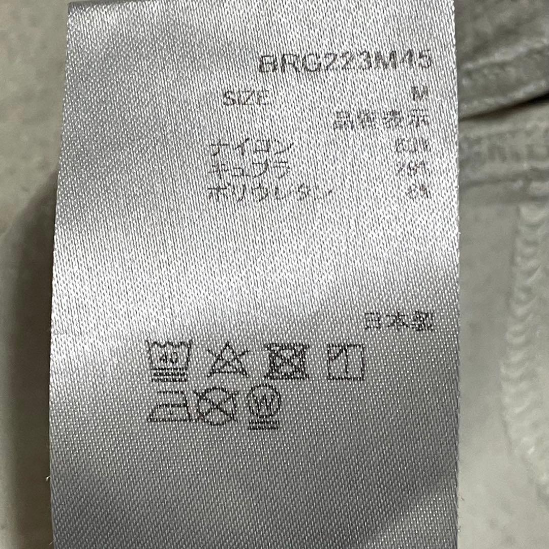 BRIEFING GOLF 長袖モックネックシャツ M ホワイト ストレッチ