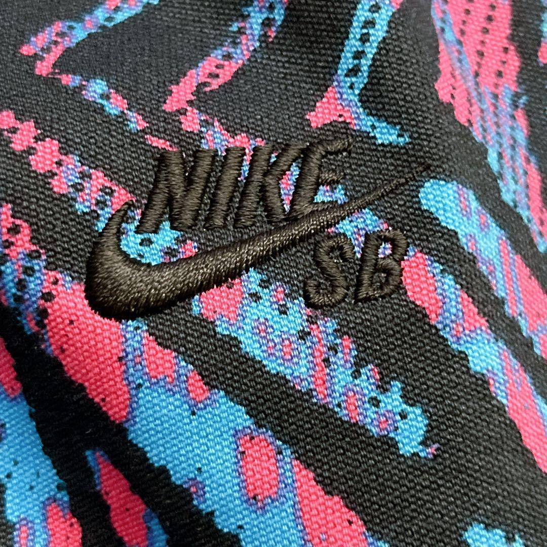 NIKE ナイキ　スケートボードパンツ　　総柄　ビビットカラー　スケボー