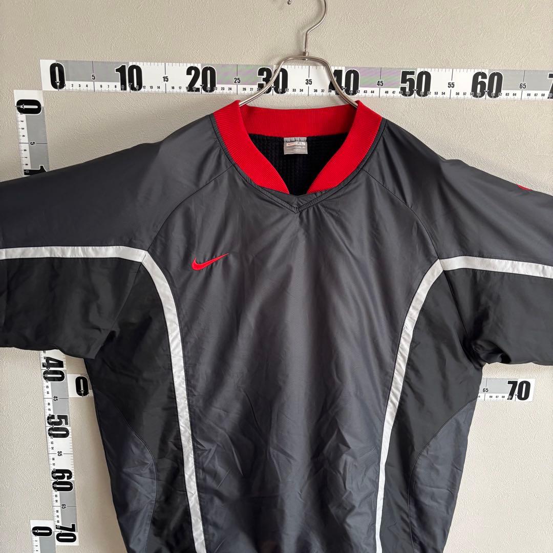 ピステ ナイキ NIKE ナイロンジャケット 黒 赤 白 XL 大きめ ビック