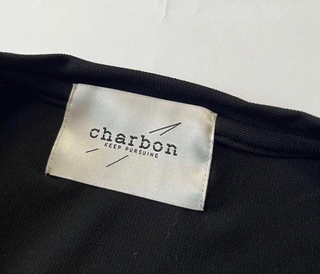 シャルボン 長袖　ブラック ロンt ロング tシャツ XL charbon