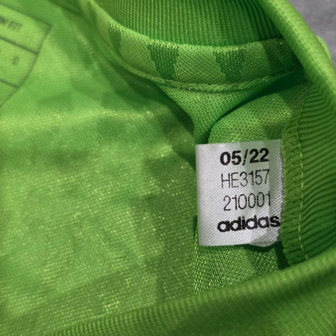 松本山雅　ユニフォーム　上下セット　XL　adidas　アディダス　黄緑