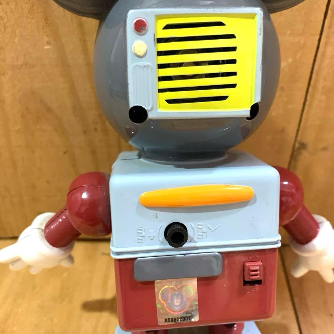 【Mickey mouse】目覚まし時計〈曲数10曲位〉ロボット式（単3✖️2 ）