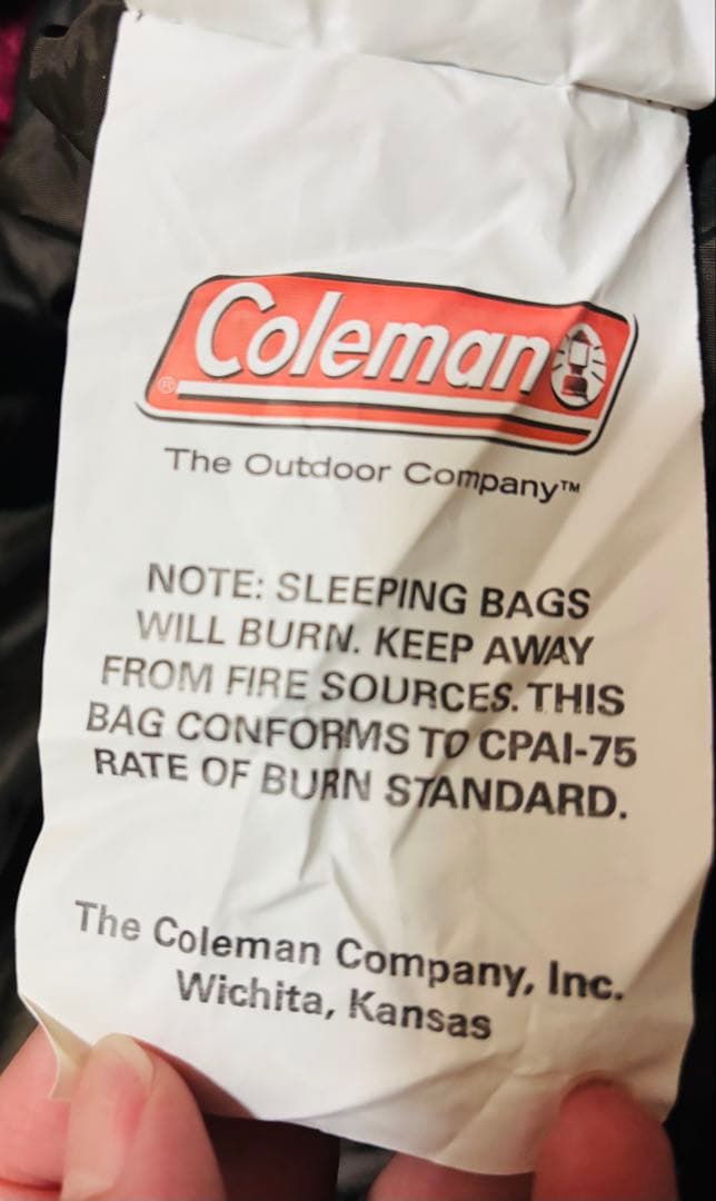 Coleman　コールマン　寝袋　マミー型　セット