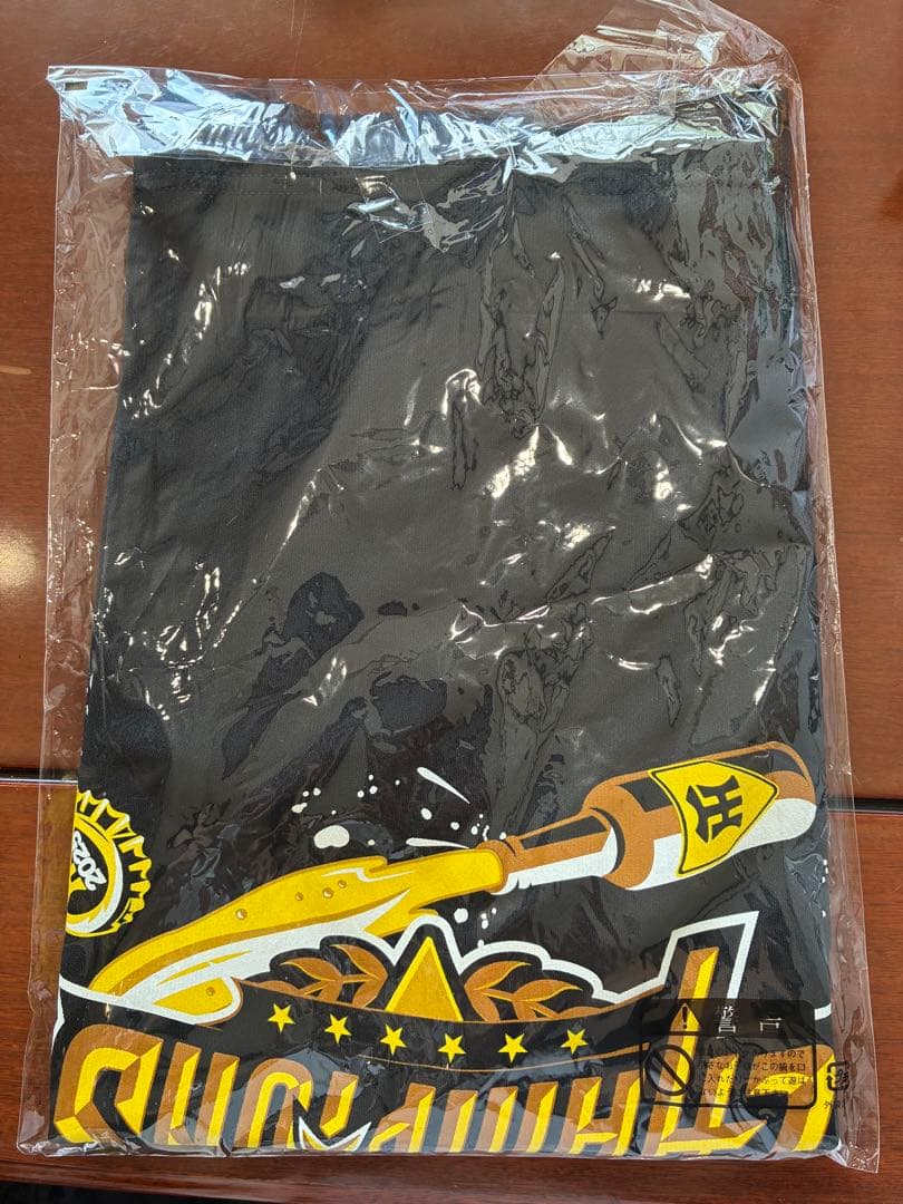 2025 JERA セ・リーグ 阪神タイガース　ビールかけTシャツ　Mサイズ 黒