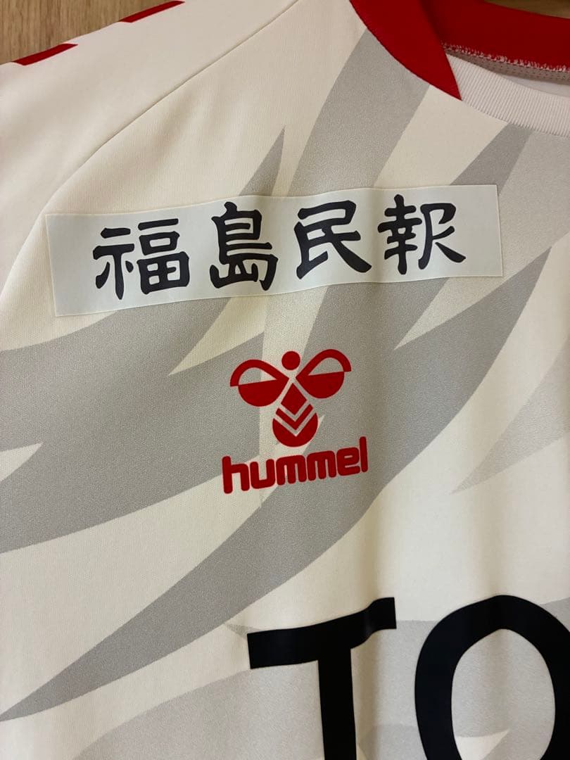 :*:様 福島ユナイテッドFC 背番号4 堂鼻　アウェイユニフォームセット　タペ