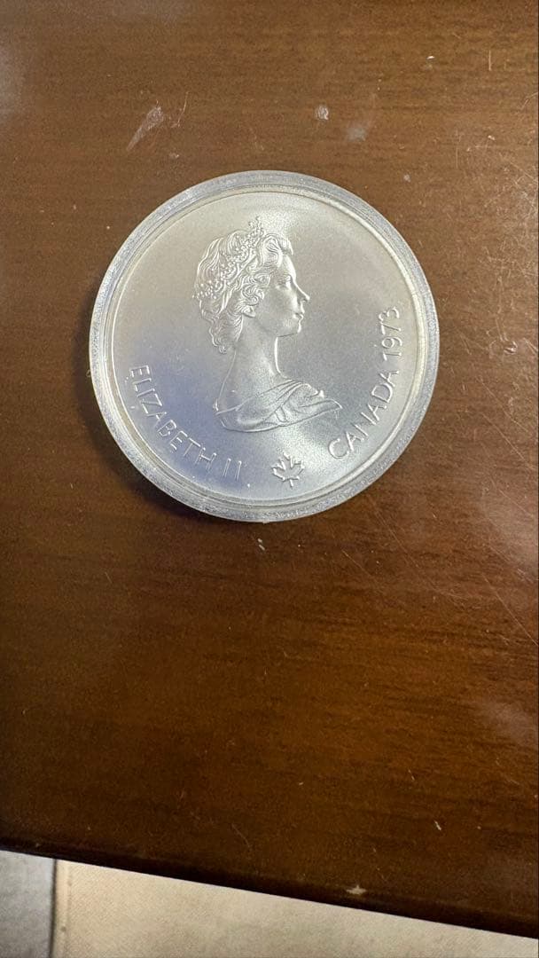 1976年 カナダ オリンピック 5ドル銀貨