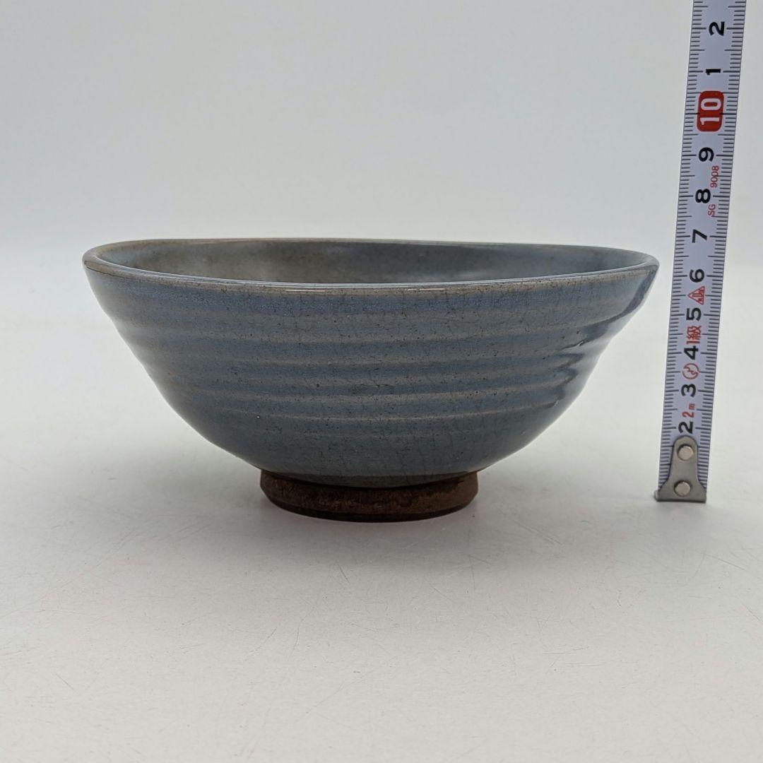 初代皿貝？（皿谷一二） 熊野焼 夏茶盌 銘「遠霞」 合箱合布 抹茶碗 抹茶茶碗