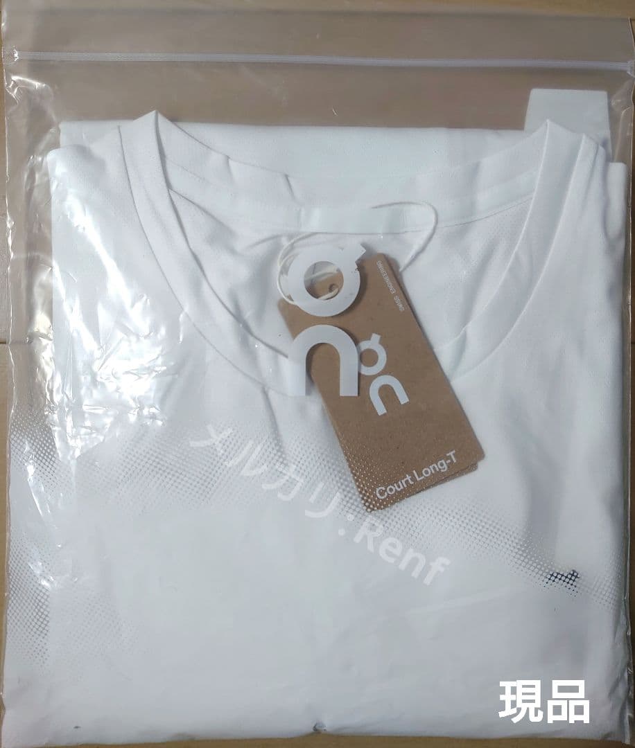 On Court Long-T テニス Men’s L White 日本未発売