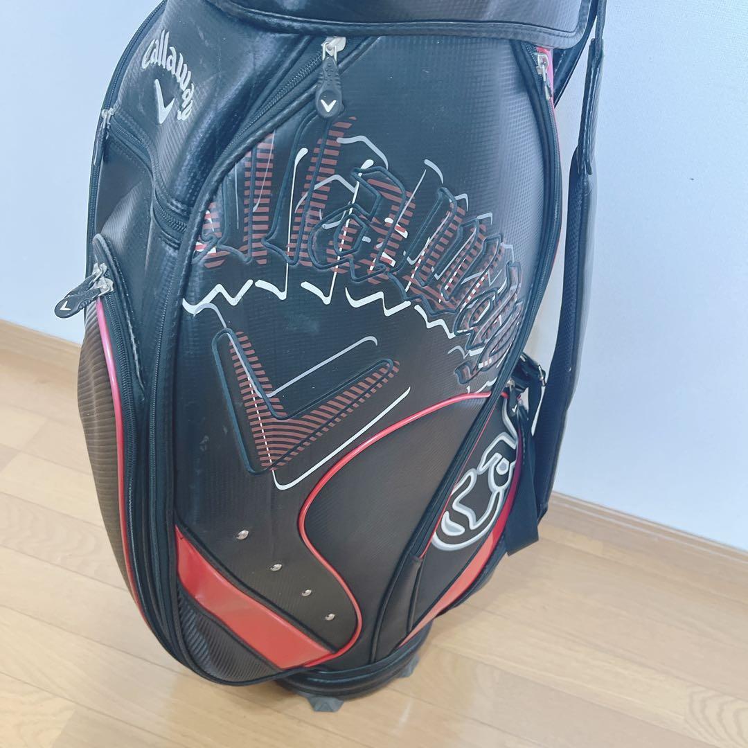K168 Callaway キャロウェイ キャディバッグ 黒赤