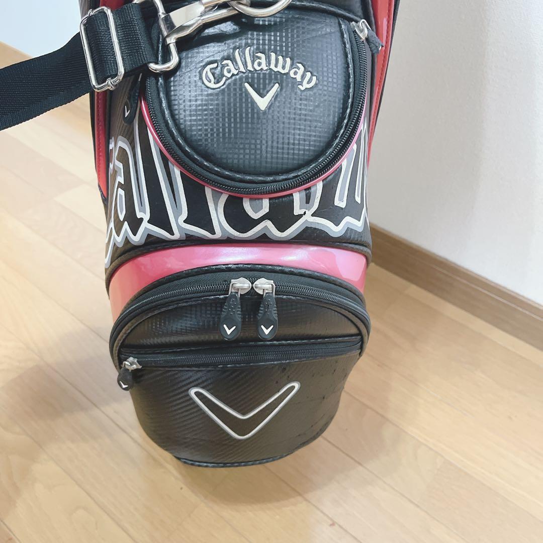 K168 Callaway キャロウェイ キャディバッグ 黒赤