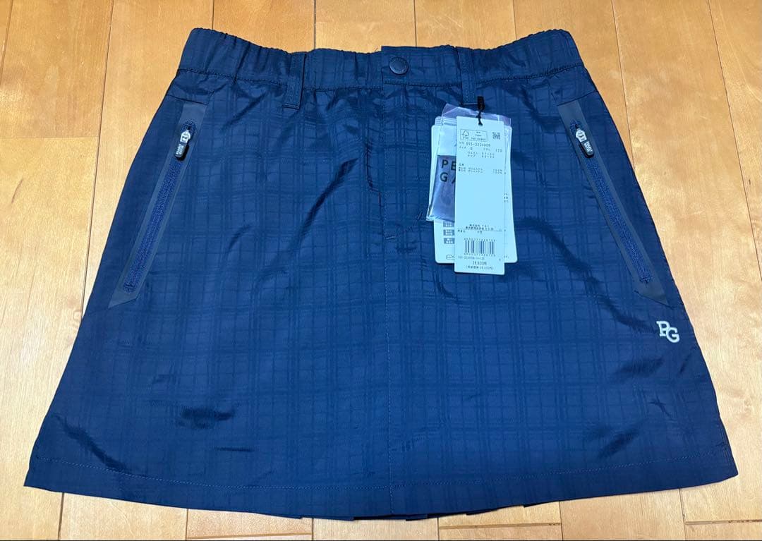 新品 パーリーゲイツ 蓄熱 タフレックス スカート ネイビー サイズ0