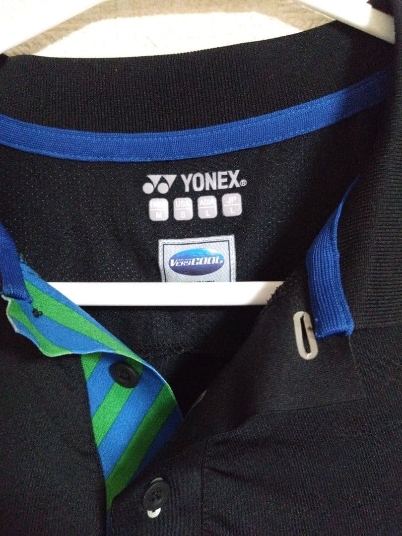 YONEXヨネックス75thブラックゲームウェア上下セットウェアLハーフパンツM