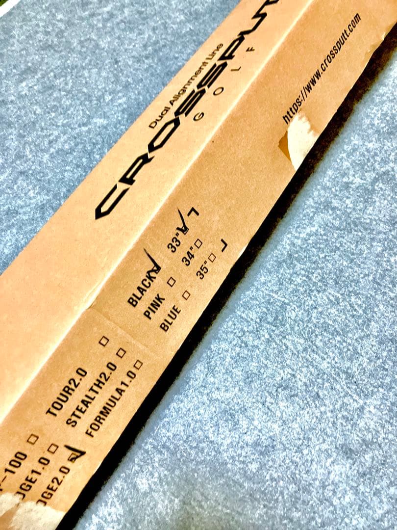 CROSSPUTT パター【ヘッドカバー付き】 高精度 安定感 ストローク向上