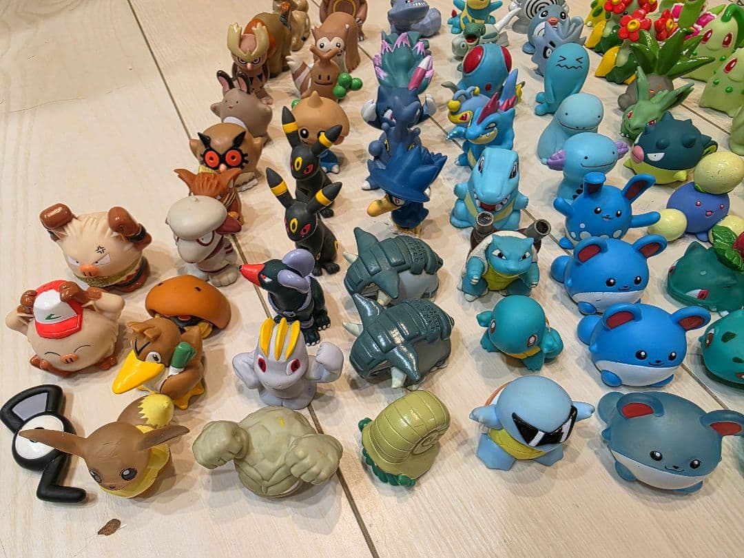 ポケモン 指人形 まとめ売り 162体 伝説 クリア複数 当時物 希少