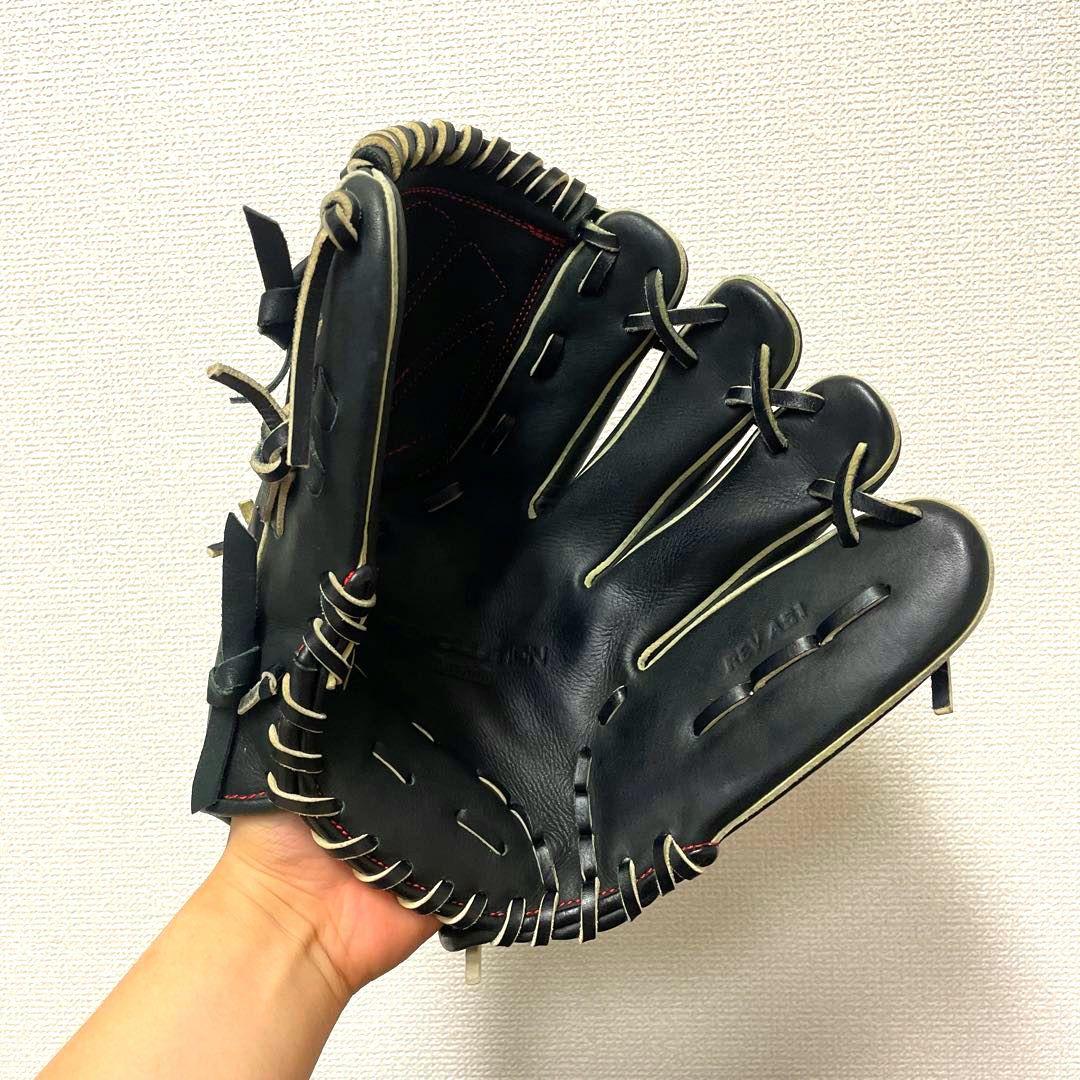 254 ダビドスポーツ 型抜群 極美品 即戦力 軟式 投手用グローブ