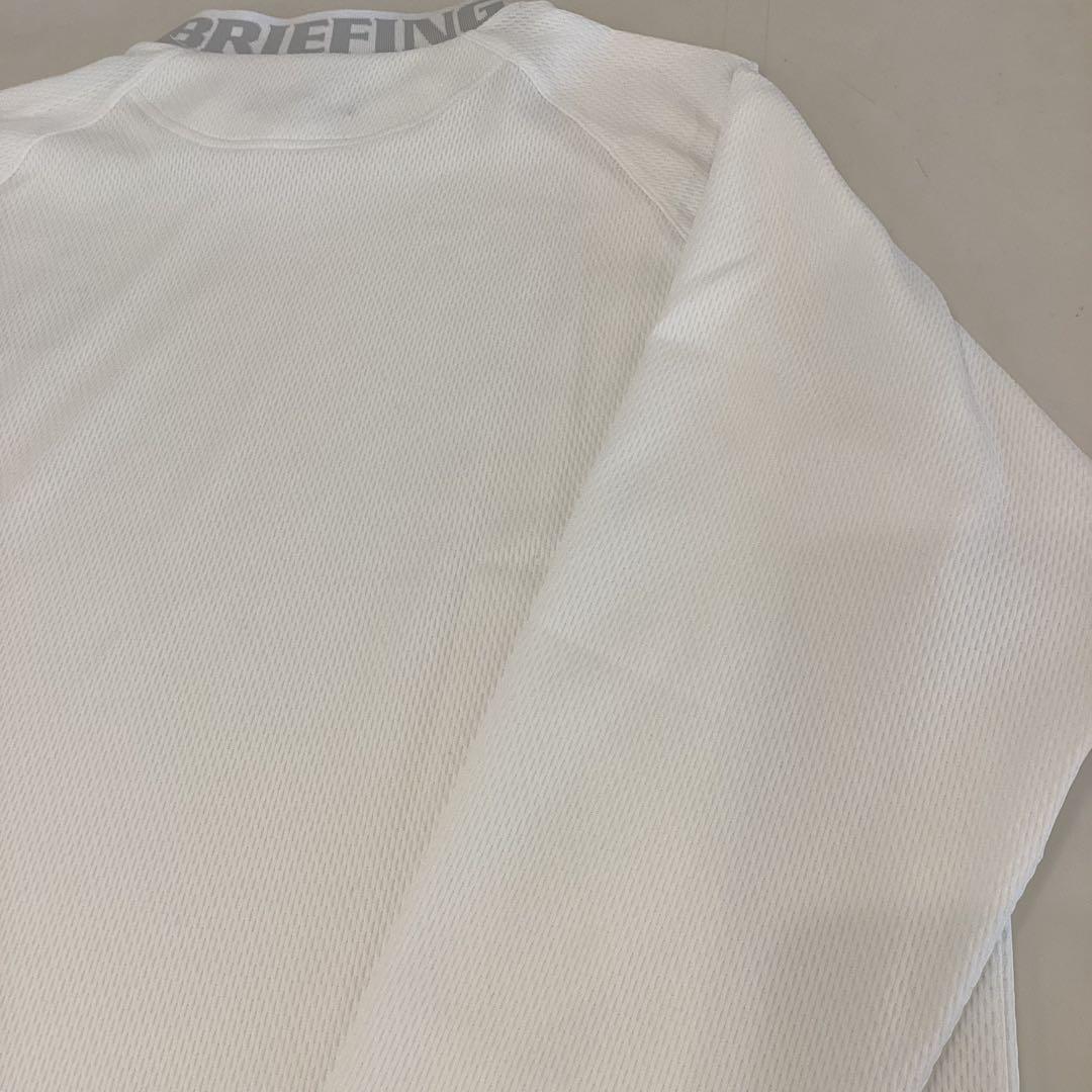 新品　BRIEFING CE NECK LOGO LS HIGHCK RF L