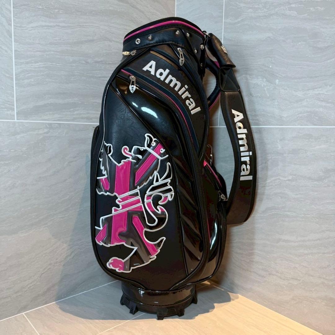 【美品】ADMIRAL アドミラル　キャディバッグ　9型