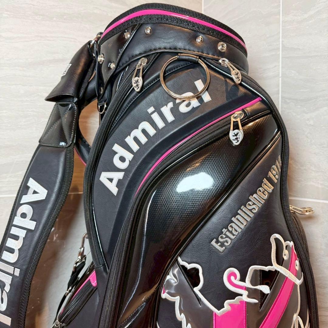 【美品】ADMIRAL アドミラル　キャディバッグ　9型
